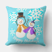 ハッピーホリデー |冬の友だち | クッション (正面)