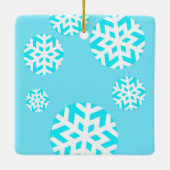 ハッピーホリデー |冬の友だち | セラミックオーナメント (裏面)