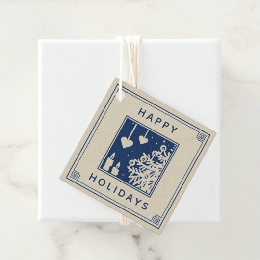 ハッピーホリデー |名前の追加 フェイバータグ (インサイチュ)