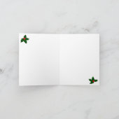 ハッピーホリデー - 季節のグリーティングカード シーズンカード (内部)