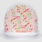 ハッピーホリデー | 平和と愛 | ポインセチアw/エンジェル | (正面)