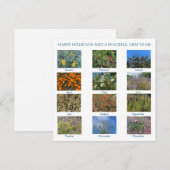 ハッピーホリデー＆平和な新年をお祈りします！ ノートカード (正面/裏面)