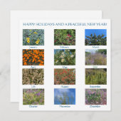 ハッピーホリデー＆平穏な新年をお祈りします！ ノートカード (正面/裏面)