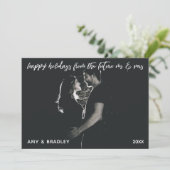 ハッピーホリデー　未来のMr. & Mrs. フォト シーズンカード (スタンド正面)