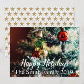 ハッピーホリデー 案内状 (正面/裏面)