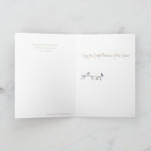 ハッピーホリデー：楽しむザシンプル快楽 – ボストン シーズンカード (内部)