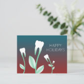 ハッピーホリデー 歯の花 シーズンポストカード (スタンド正面)