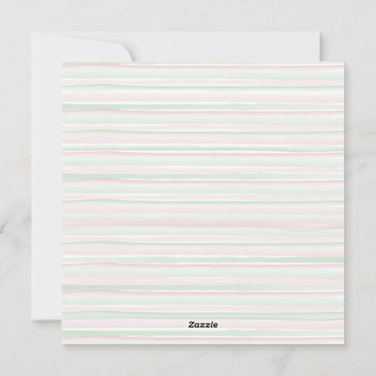 ハッピーホリデー 水彩 ツリー | 2 枚の写真 シーズンカード (裏面)