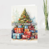 ハッピーホリデー | 皆さん楽しいクリスマス シーズンカード (正面)