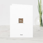 ハッピーホリデー 私たちのドア 赤いドア パイナップルの花輪 シーズンカード (裏面)