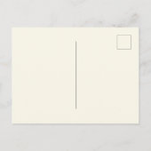 ハッピーホリデー – 米国国旗のタイポグラフィクリスマス ポストカード (裏面)