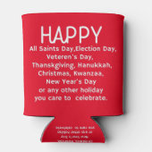 ハッピーホリデー 缶クーラー (裏面)