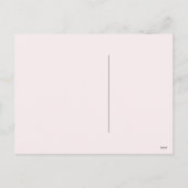 ハッピーホリデー！華やかなピンクのキラキラのクリスマス シーズンポストカード (裏面)