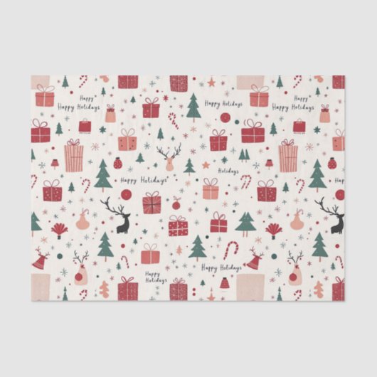 ハッピーホリデー 薄葉紙 (正面)