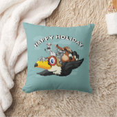 ハッピーホリデー |装飾用クッション16" クッション (ブランケット)