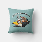 ハッピーホリデー |装飾用クッション16" クッション (正面)