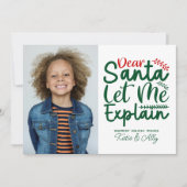 ハッピーホリデー 親愛| Santa シーズンカード (正面)