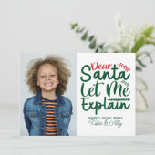 ハッピーホリデー 親愛| Santa シーズンカード (スタンド正面)