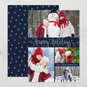 ハッピーホリデー　４　フォト シーズンカード (正面/裏面)