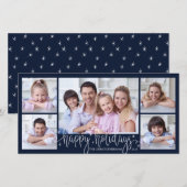 ハッピーホリデー | 5枚の写真 シーズンカード (正面/裏面)