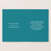 ハッピーホリデー | Christmas Angel 実在 Luxury 箔カード (内部)