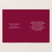 ハッピーホリデー | Christmas Angel 実在 Luxury 箔カード (内部)