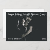 ハッピーホリデー from フューチャー ミスター&ミセス フォト シーズンカード (正面/裏面)