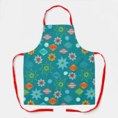 ハッピーホリデー | Merry Christmasレトロヴィンテージ エプロン (正面)