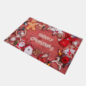 ハッピーホリデー | Merry Christmas Collage ドアマット (アングル)