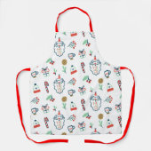 ハッピーホリデー | Merry Christmas Pattern エプロン (正面)