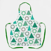 ハッピーホリデー | Merry Christmas Tree エプロン (正面)