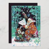 ハッピーホリデー | Stars Santaをヴィンテージで見る (正面/裏面)