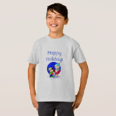 ハッピーホリデー Tシャツ (正面フル)