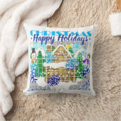 ハッピーホリデー | Winter Wonderland |アドベント | クッション (ブランケット)