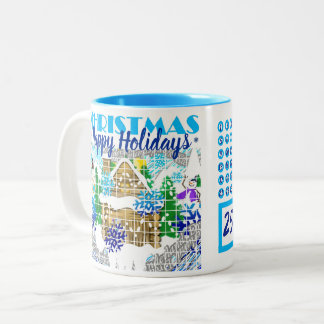 ハッピーホリデー | WINTER WONDERLAND |アドベント | ツートーンマグカップ