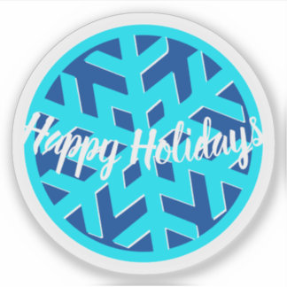 ハッピーホリデー | WINTER WONDERLAND |スノーフレーク | シール