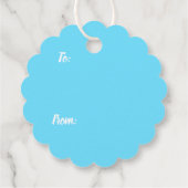 ハッピーホリデー | WINTER WONDERLAND |スノーフレーク | フェイバータグ (裏面)