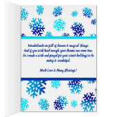 ハッピーホリデー | WINTER WONDERLAND DREAMS |カード (内側 (右))