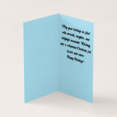 ハッピーホリデーfoxyクリスマスカード (内部)