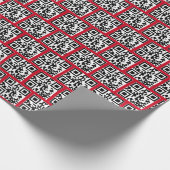 ハッピーホリデーQRコード ラッピングペーパー (角)