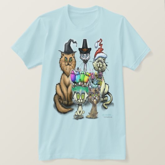 ハッピーホリデーTシャツ Tシャツ (デザイン正面)