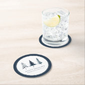 ハッピーホリデ企業のイズビジネスウォーターカラー ラウンドペーパーコースター (インサイチュ)