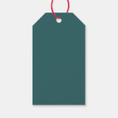 ハッピーホリメリーティパーソナライズされたギフトラベル ギフトタグ (裏面)