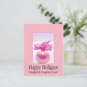 ハッピーホリーゲイズドーターアンドウィザードクリスマスカード シーズンポストカード (スタンド正面)