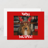 ハッピーホリーデイ シーズンポストカード (正面/裏面)