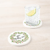 ハッピーホリー日ハッピーホリデーズホリーリース コースター (側面)