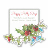 ハッピーホリー日ホリー忘れ&メノッツ シール (正面)