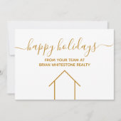 ハッピーホリ実在ーズエステート会社金ゴールド企業の シーズンカード (正面)