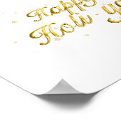 ハッピーホリ – イェス!フェスティバルお祝いデザイン ポスター (角)