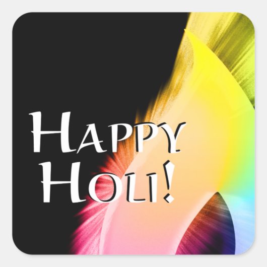 ハッピーホリ スクエアシール (正面)